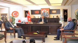 İl Emniyet Müdürü Namaldan Başkan Bakkalcıoğluna veda ziyareti
