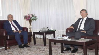 İl Emniyet Müdürü Tuncerden Rektör Çomaklıya ziyaret