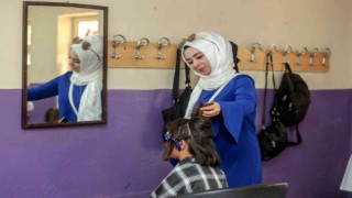 İpekyolu Belediyesinden ücretsiz kuaförlük hizmeti