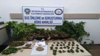 İş yerinde uyuşturucu yetiştiren şüpheli tutuklandı