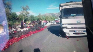 Ispartada trafik kazası:2 yaralı