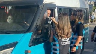 İzmirde yolcu minibüslerine şok denetleme