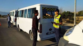Jandarmadan öğrencileri servislerine yönelik denetim