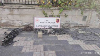 Kablo hırsızlıkları suçüstü yakalandı