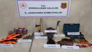 Kaçak kazı yapanlara jandarmadan suçüstü