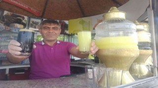 Kahramanmaraşlılar meyan ve reyhan şerbeti ile serinliyor
