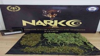Karabükte ikamette 980 gram esrar ele geçirildi