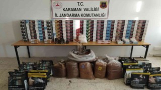 Karamanda kaçak tütün operasyonu