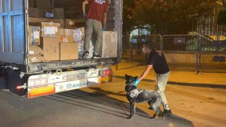 Kargo tırında 56 kilo 200 gram esrar ele geçirildi