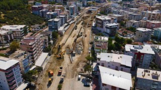 Katlı kavşak projesinde çalışmalar sürüyor