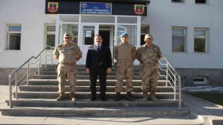 Kaymakam Bayramdan jandarmaya ziyaret