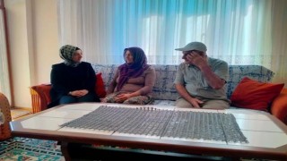 Kaymakam Kurt, Kıbrıs gazisini ziyaret etti