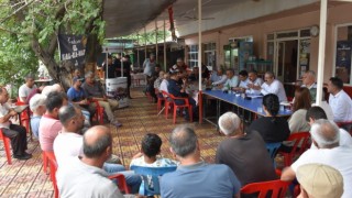 Kaymakam Sağlam, vatandaşlarla bir araya geldi