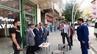 Kaymakam Sakarya ve Başkan Şeylandan esnaf ziyareti