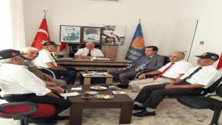Kaymakam Topsakaloğlu gazilerle bir araya geldi