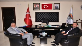 Kaymakam Ustaoğlundan Başkan Bozkurta ziyaret