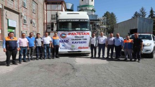 Kayseri Şekerden, Pakistana dost eli