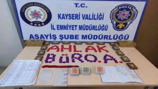 Kayseride ‘kumar operasyonu: 13 gözaltı