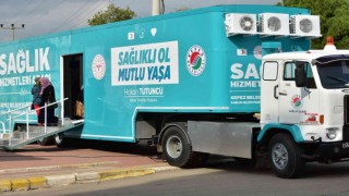 Kepezin mobil kanser tarama TIRı Korkutelinde