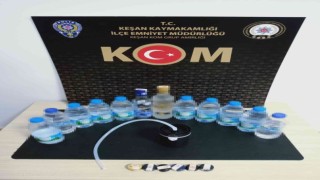 Keşanda sahte içki baskını