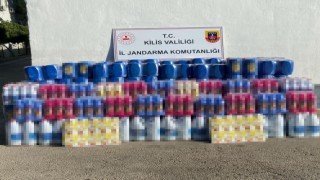 Kiliste kaçak çamaşır suyu operasyonu