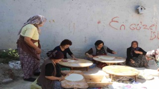 Kırkada kışlık yufka ve makarna hazırlığı başladı