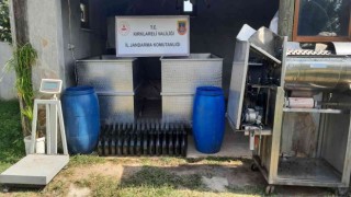 Kırklarelide 1,5 ton kaçak şarap ele geçirildi