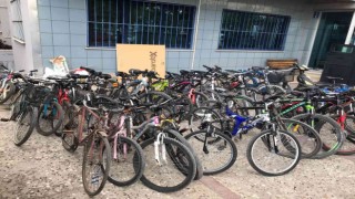 Konyada çalıntı 34 bisiklet ele geçirildi