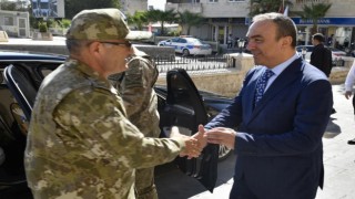 Korgeneral Tokel, Vali Soytürk ile bir araya geldi