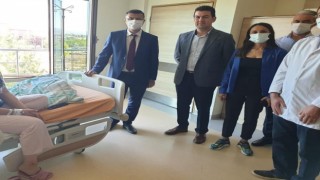 Korkmaz, sağlık personellerinin istek ve önerilerini dinledi