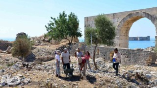 Korykos Kalesinde kazı çalışmalarına başlandı