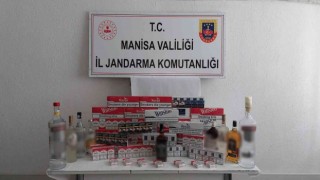 Kulada kaçak sigara ve içki ele geçirildi