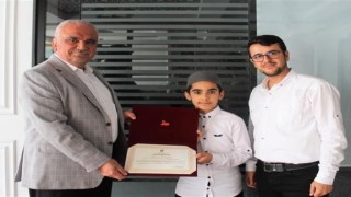 ‘Kuran-ı Kerimi En Güzel Okuma yarışmasında 3üncü oldu