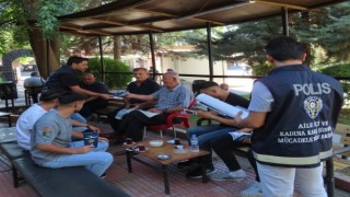 Malatyada polis şiddete dikkat çekti