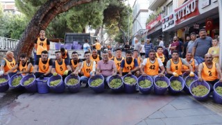 Manisa üzümünü tanıtmak için koştular