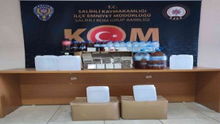 Manisada bin 400 litre sahte içki ele geçirildi