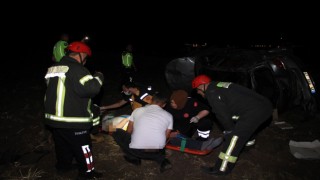 Manisada iki otomobil çarpıştı: 2 yaralı
