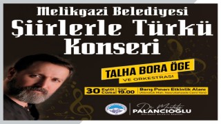 Melikgazide şiirlerle Türkü konseri