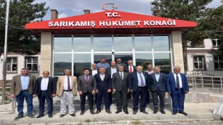 MHP Genel Başkan Yardımcısı Kamil Aydından Sarıkamış Kaymakamı Doğan Kemeleke ziyaret