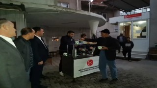 MHPde sabah namazı sonrası çorba geleneği devam ediyor