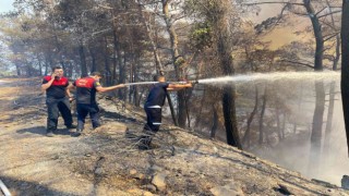 Muğla Büyükşehir ekipleri yangınlarda aktif görev aldı