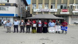 Muşta evlat nöbeti tutan ailelerin sayısı 38e yükseldi
