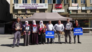 Muşta evlat nöbeti tutan ailelerin sayısı 41e yükseldi