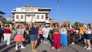 Nazillide Süslü Kadınlar bisiklet turu gerçekleştirildi