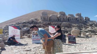Nemrut Dağı zirvesinde turistlere ilk yardım eğitimi verildi