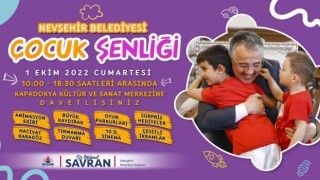 Nevşehirde ‘Çocuk Şenliği düzenlenecek