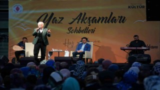 Nihat Hatipoğlu ve Abdurrahman Önül ‘Yaz Akşamları Sohbetlerinde Ümraniye halkı ile buluştu