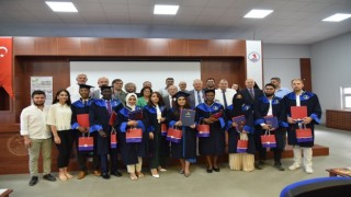 OMÜnün Erasmus öğrencileri mezun oldu