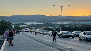 Önündeki otomobile çarpan motosiklet sürücüsü hayatını kaybetti