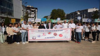 Orduda halk sağlığı yürüyüşü